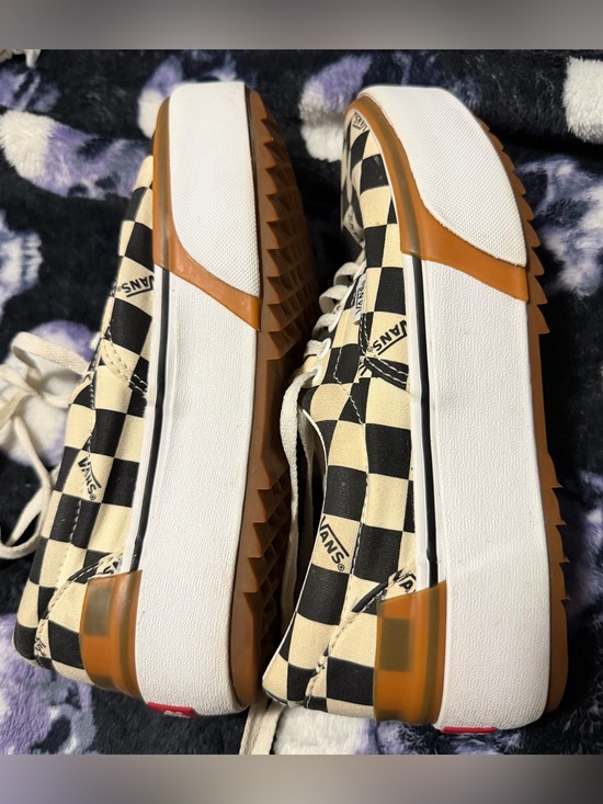 Vans Shoes - Vans era stacked checker